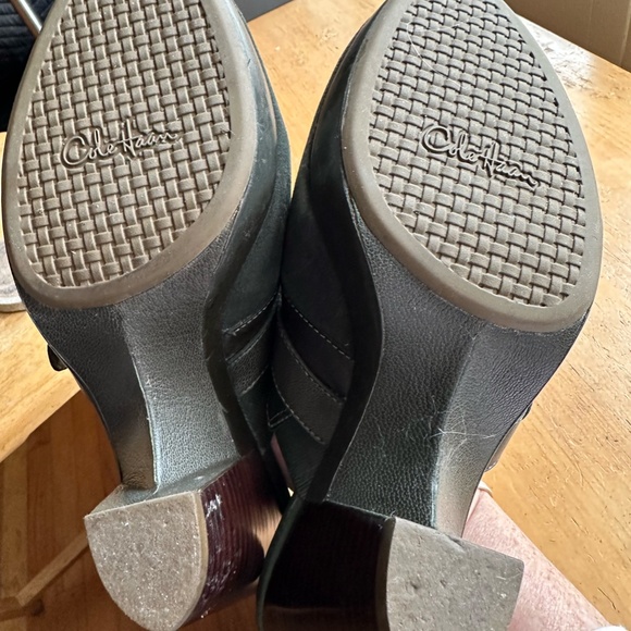 Forest Green Clark's suede mules - Picture 4 of 7